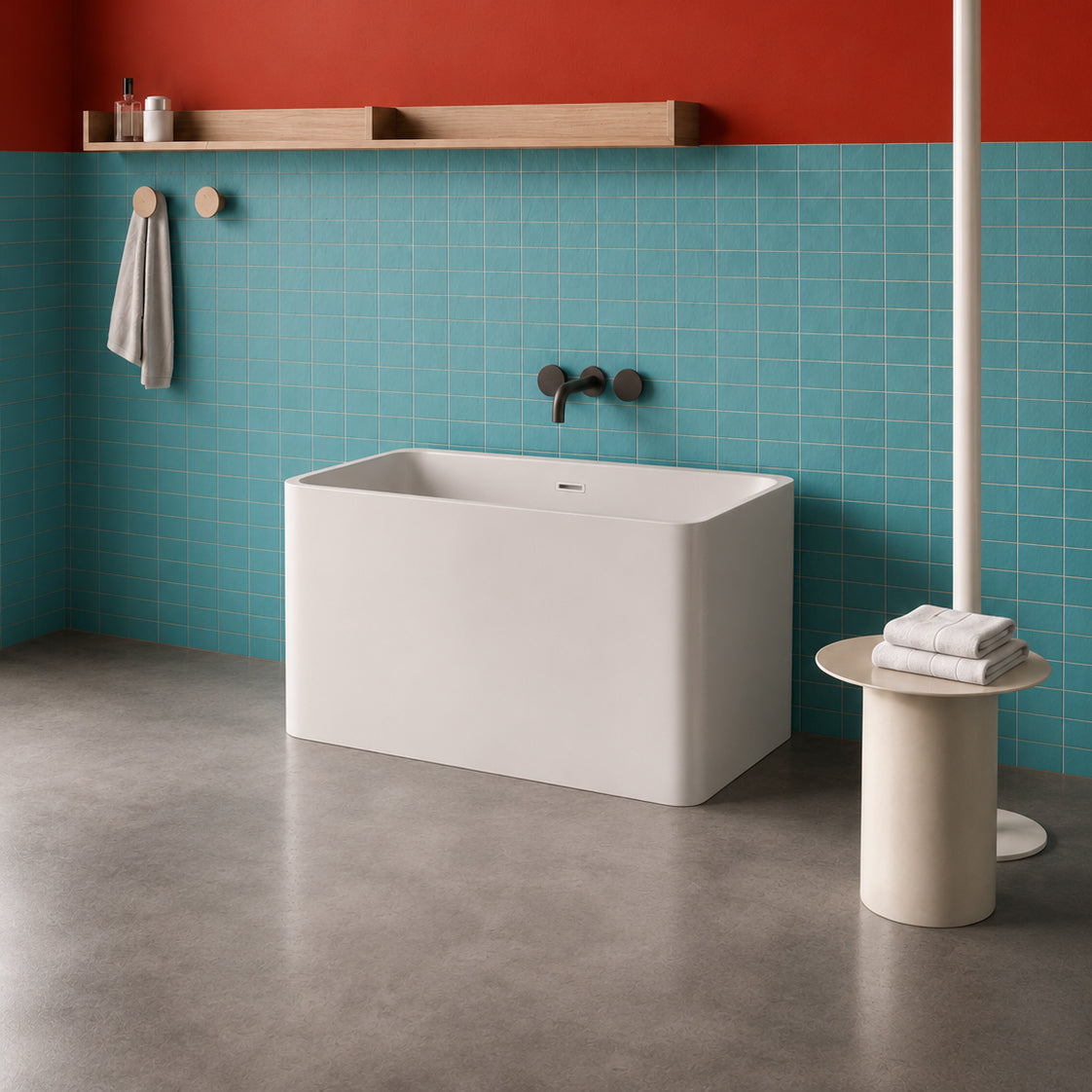 43" Acrylic Freestanding Bathtub
