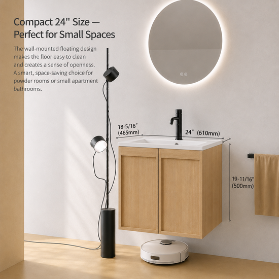 Cove 24"/30"/36" Floating Vanity (RTA)