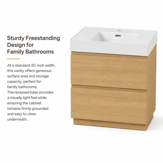 SLAB 24"/30" Freestanding Vanity (RTA)