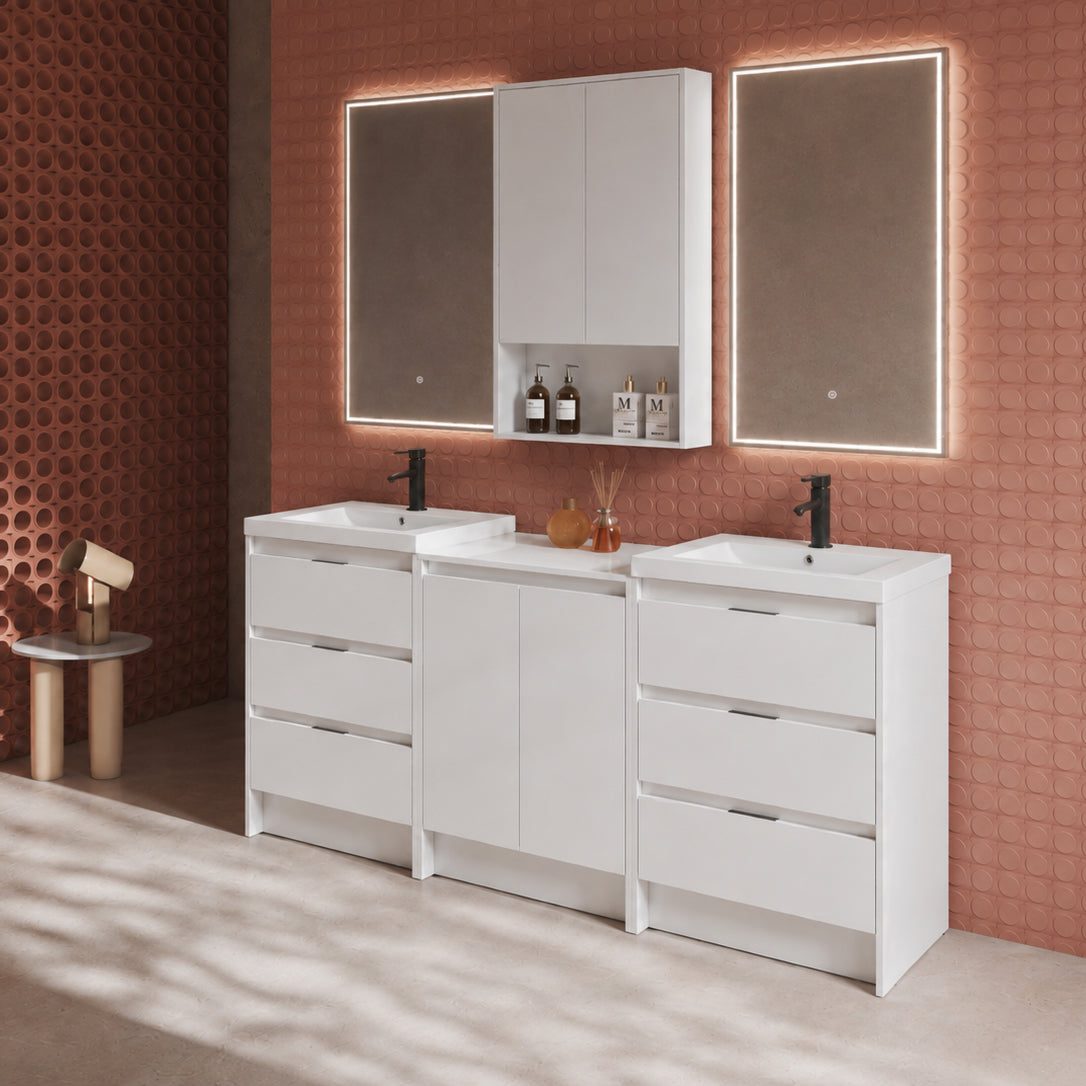 Cube 72" Freestanding Vanity (RTA)