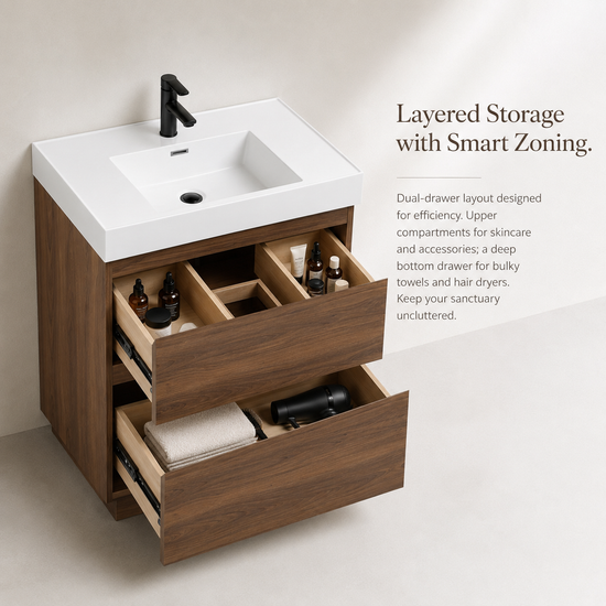 SLAB 24"/30" Freestanding Vanity (RTA)