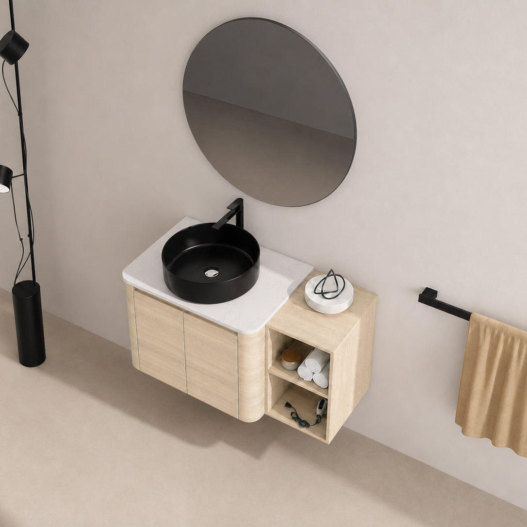 Curvo 30"/42"/54"/72" Floating Vanity (RTA)