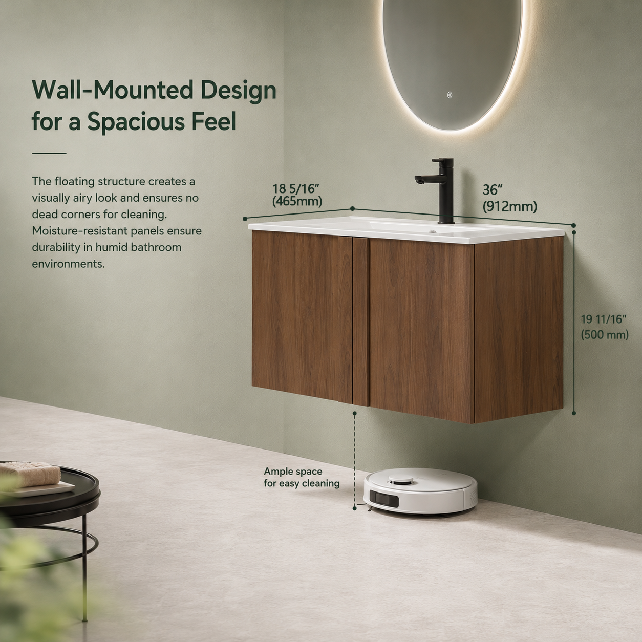 Lignis 24"/30"/36" Floating Vanity (RTA)