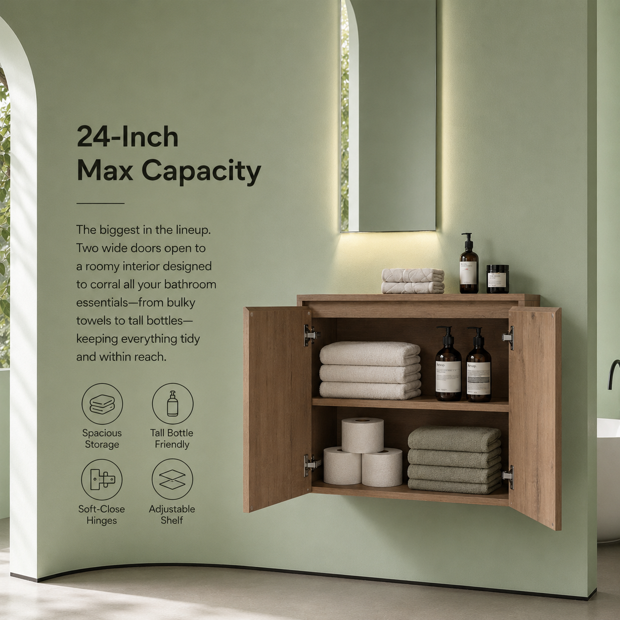 Cube Bathroom Cabinet— Mix & Match Wall-Mounted Vanities, Side Cabinets & Top Cabinets (RTA)