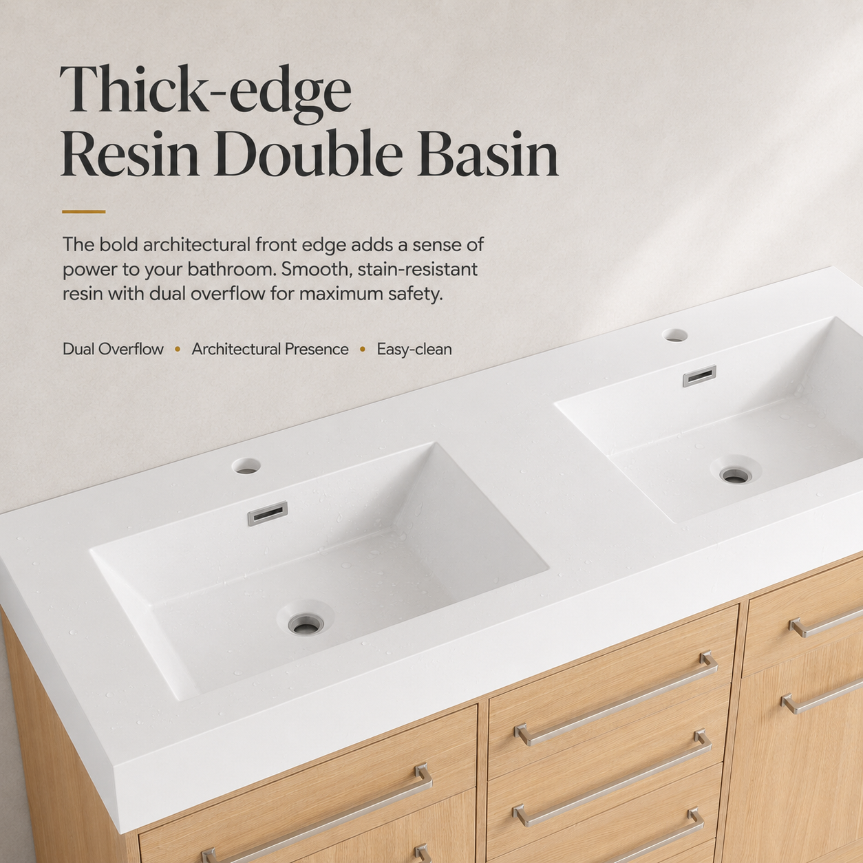 LUMO 48"/60"/72" Freestanding Vanity (Assembled)