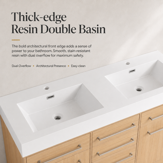 LUMO 48"/60"/72" Freestanding Vanity (Assembled)