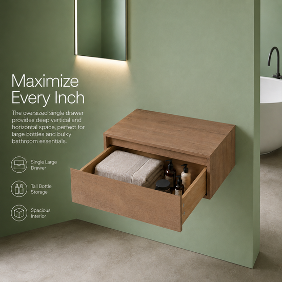 Cube Bathroom Cabinet— Mix & Match Freestanding Vanities, Side Cabinets & Top Cabinets (RTA)