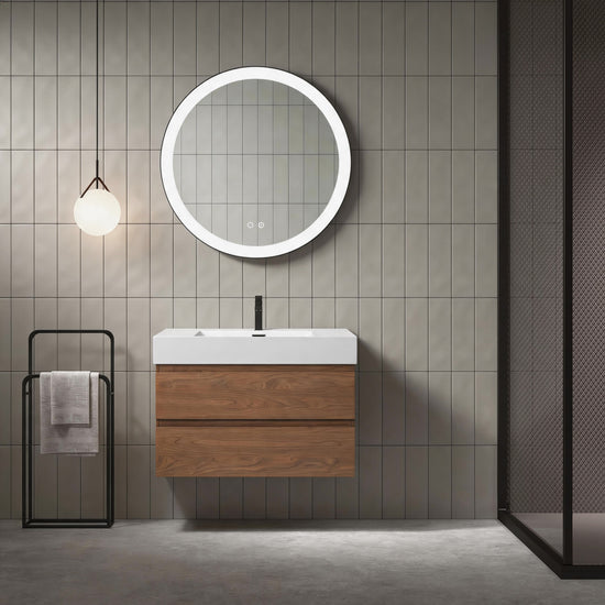 Thick 24"/30"/36" Floating Vanity (RTA)
