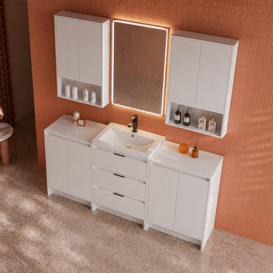 Cube 72" Freestanding Vanity (RTA)