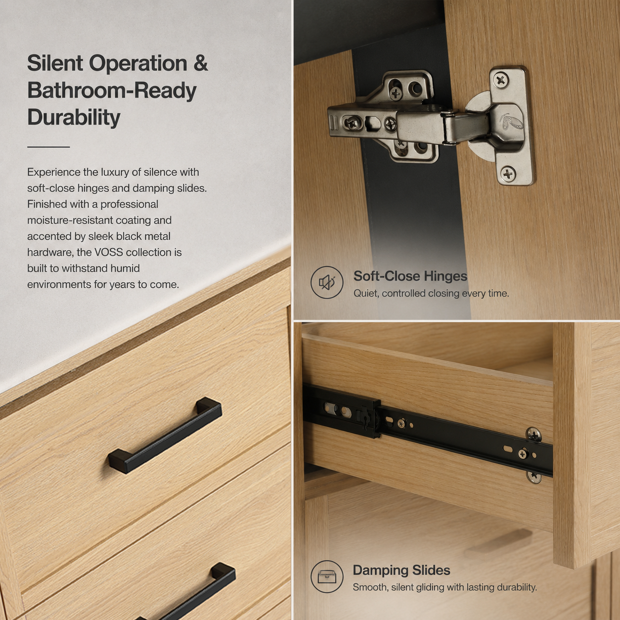 VOSS 60" Freestanding Vanity (Assembled)