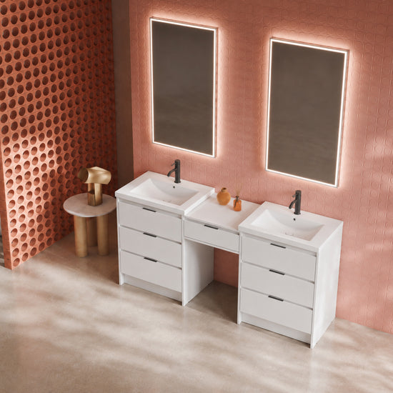 Cube 72" Freestanding Vanity (RTA)