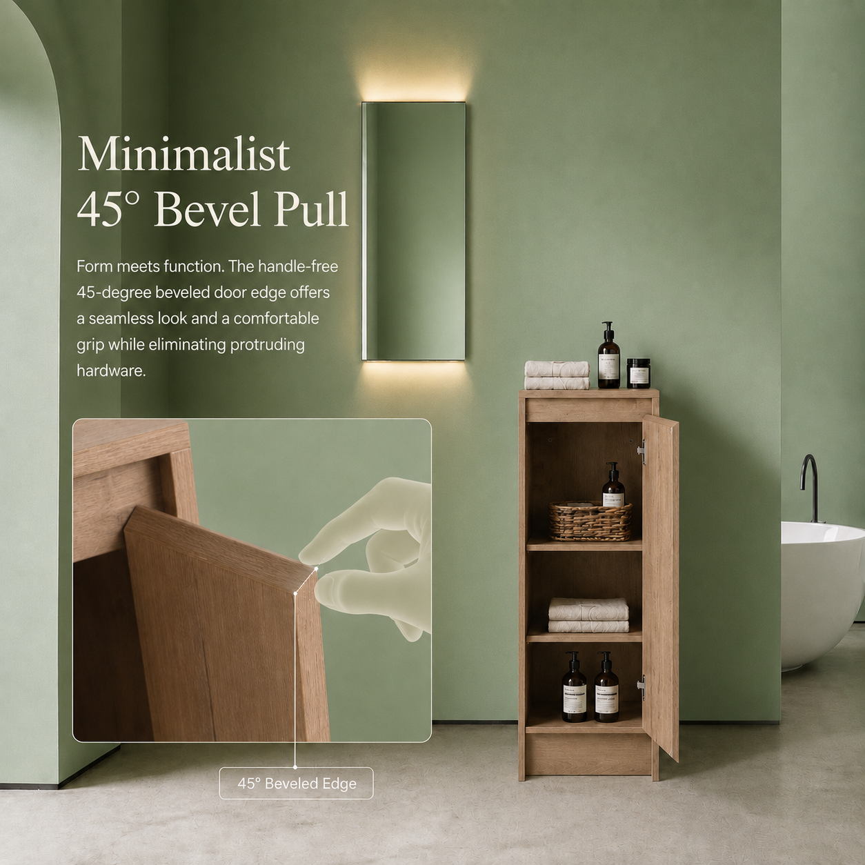Cube Bathroom Cabinet— Mix & Match Freestanding Vanities, Side Cabinets & Top Cabinets (RTA)