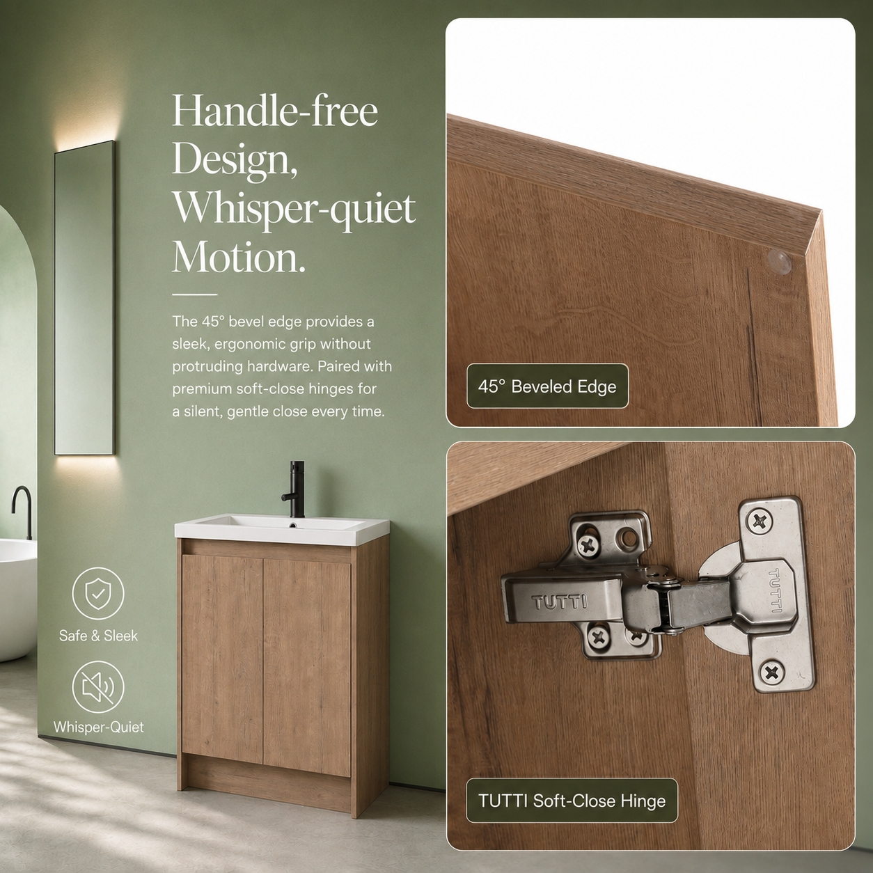 Cube Bathroom Cabinet— Mix & Match Freestanding Vanities, Side Cabinets & Top Cabinets (RTA)