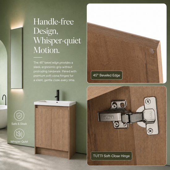 Cube Bathroom Cabinet— Mix & Match Freestanding Vanities, Side Cabinets & Top Cabinets (RTA)