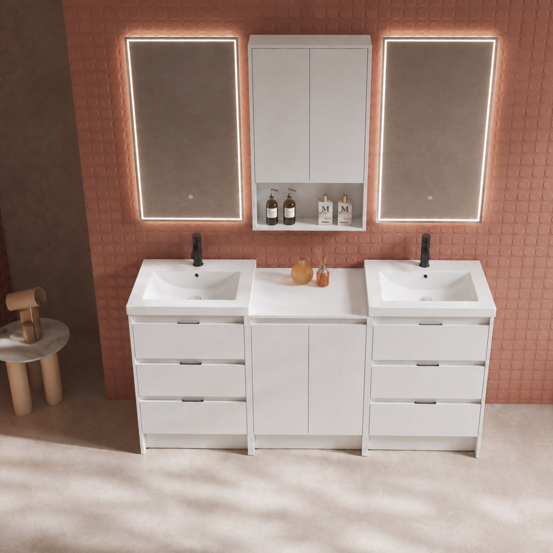 Cube 72" Freestanding Vanity (RTA)