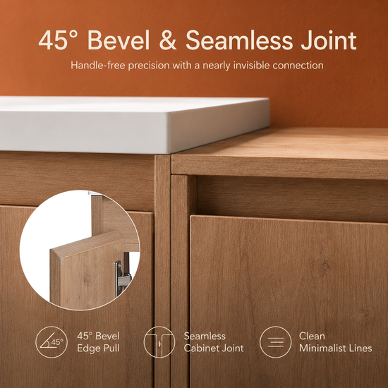 Cube 36"/48" Floating Vanity with Resin Sink (RTA)
