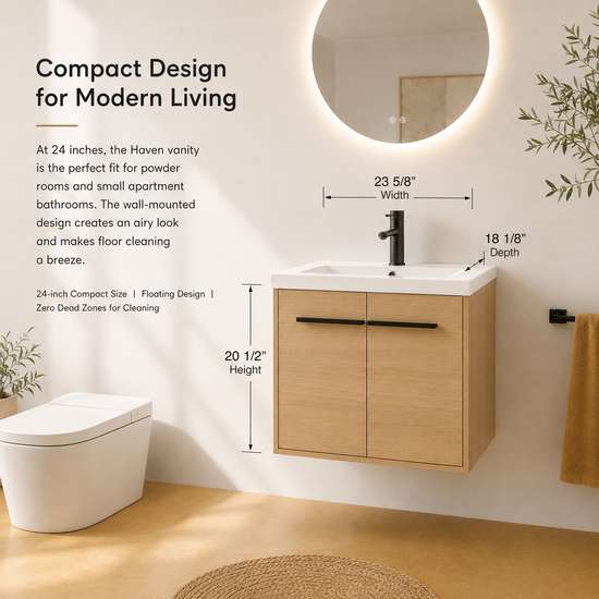 Haven 24"/30"/36" Floating Vanity (RTA)