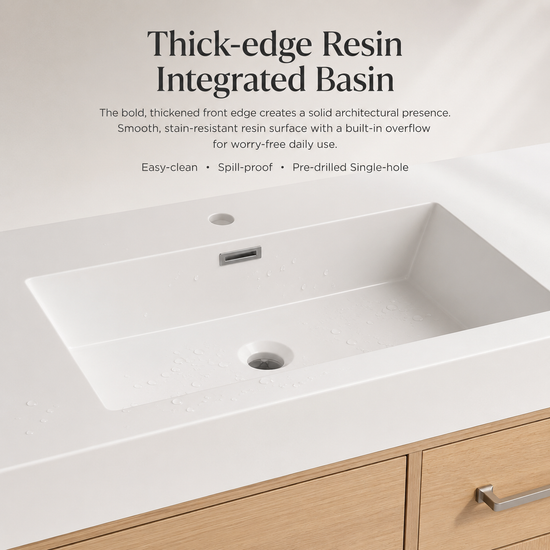 LUMO 48"/60"/72" Freestanding Vanity (Assembled)
