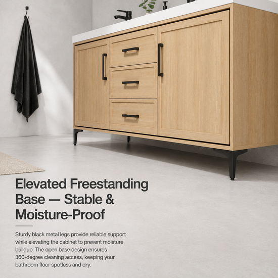VOSS 60" Freestanding Vanity (Assembled)