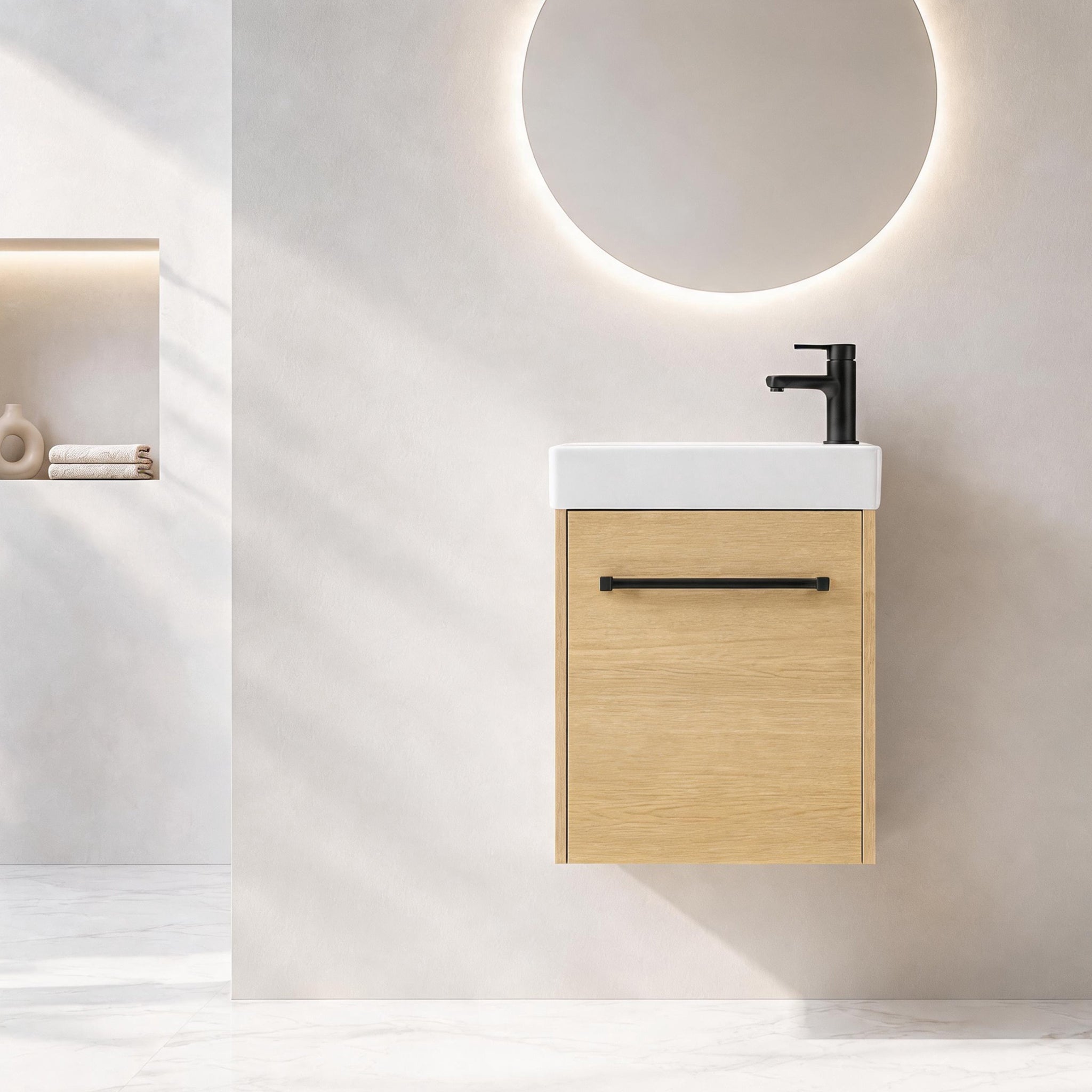 Link 16" Floating Vanity (Assembled)