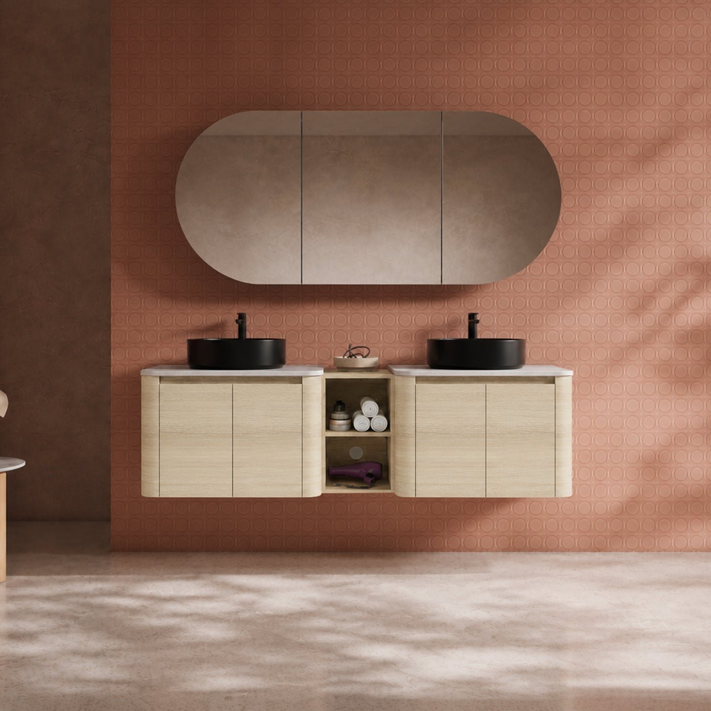 Curvo 30"/42"/54"/72" Floating Vanity (RTA)