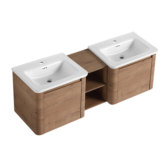 Curvo 24"/36"/60" Floating Vanity (RTA)