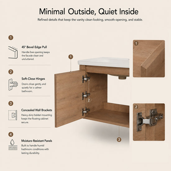 Curvo 28"/40"/68" Floating Vanity (RTA)