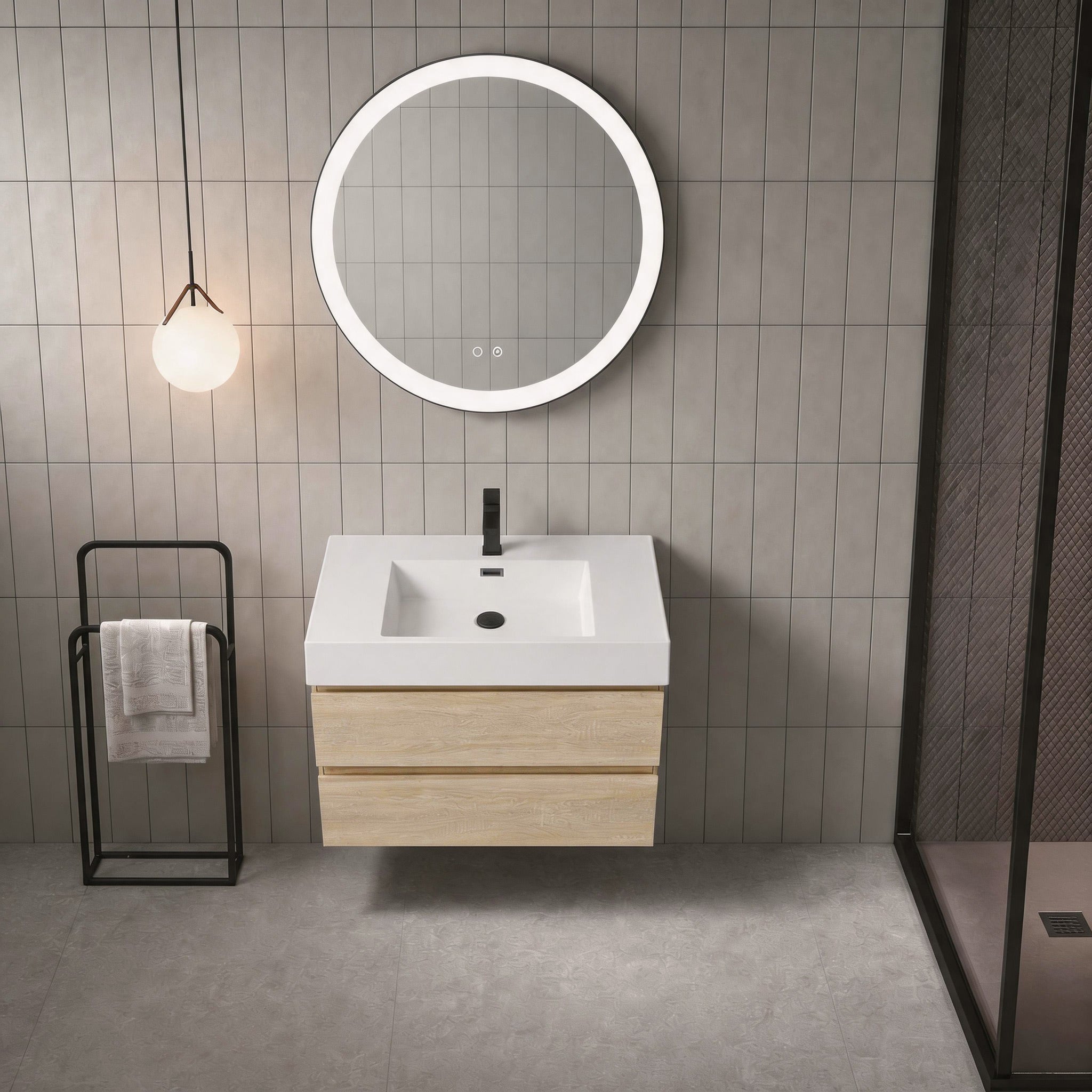 Thick 24"/30"/36" Floating Vanity (RTA)