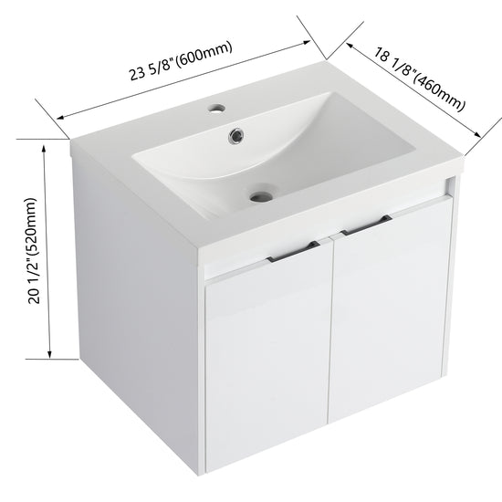 Cube 24" / 36" / 48" Floating Vanity (RTA)