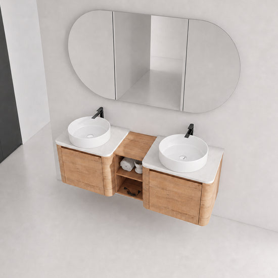 Curvo 24"/36"/48"/60" Floating Vanity (RTA)