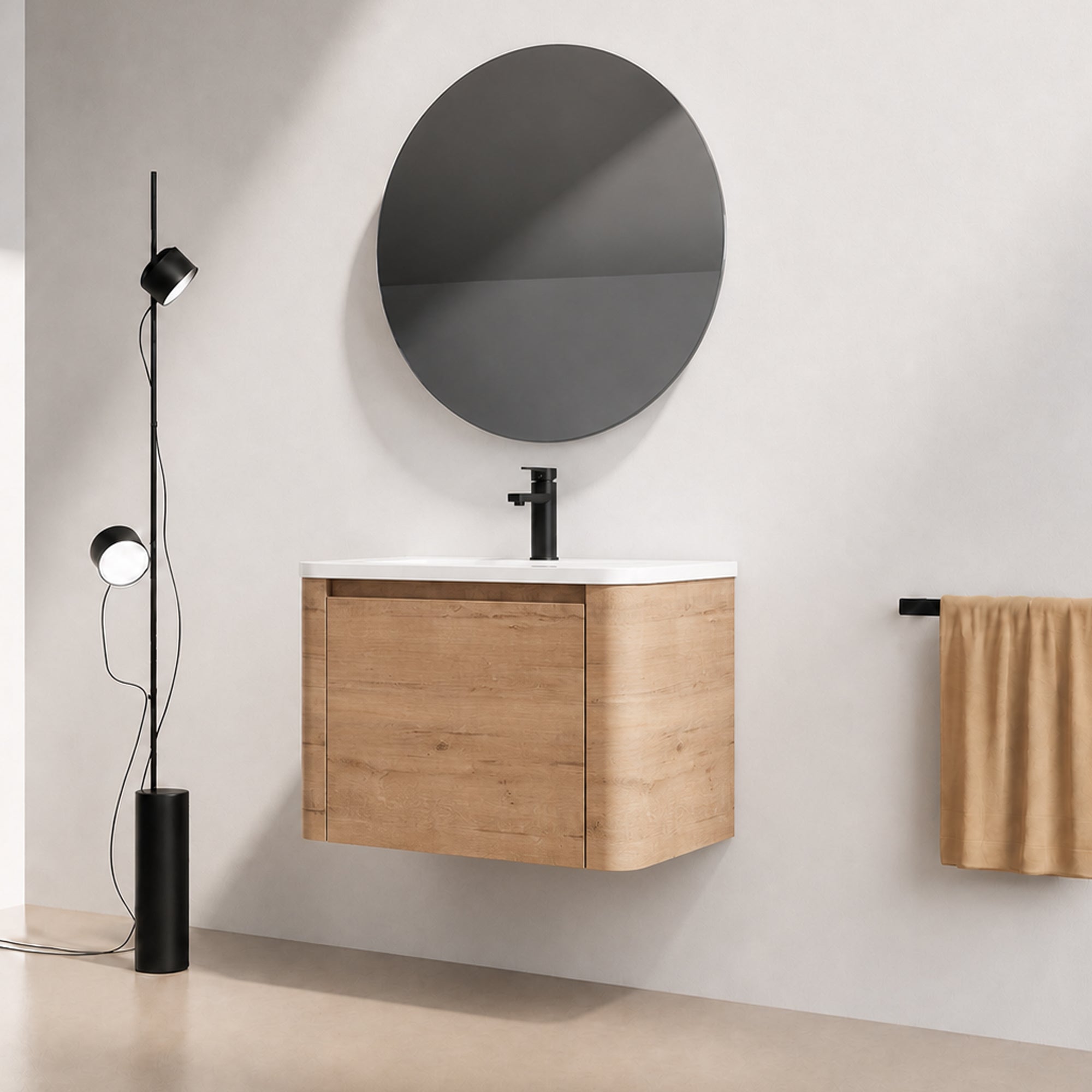 Curvo 28"/40"/68" Floating Vanity (RTA)