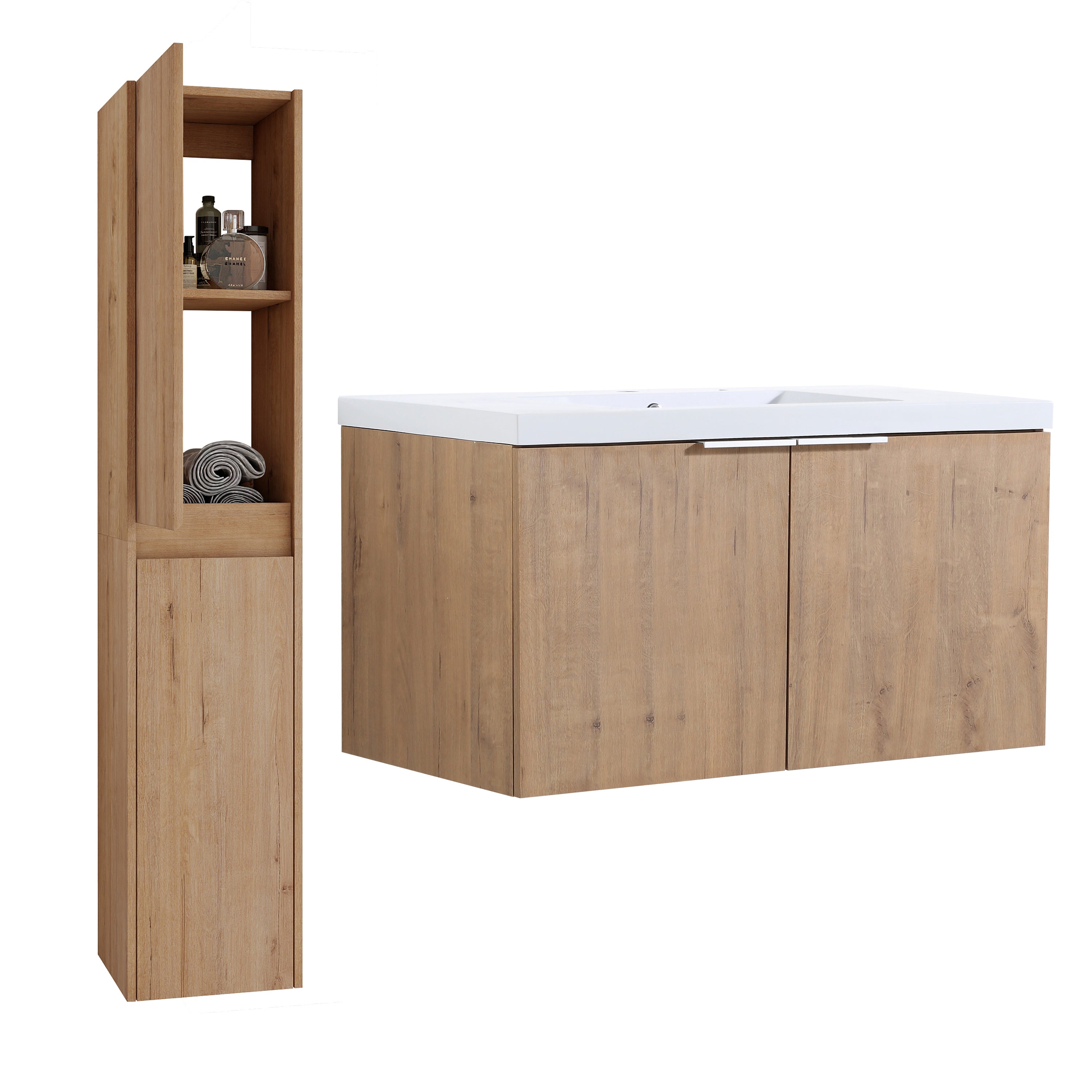 Unitas 24"/30"/36" Floating Vanity Set (RTA)