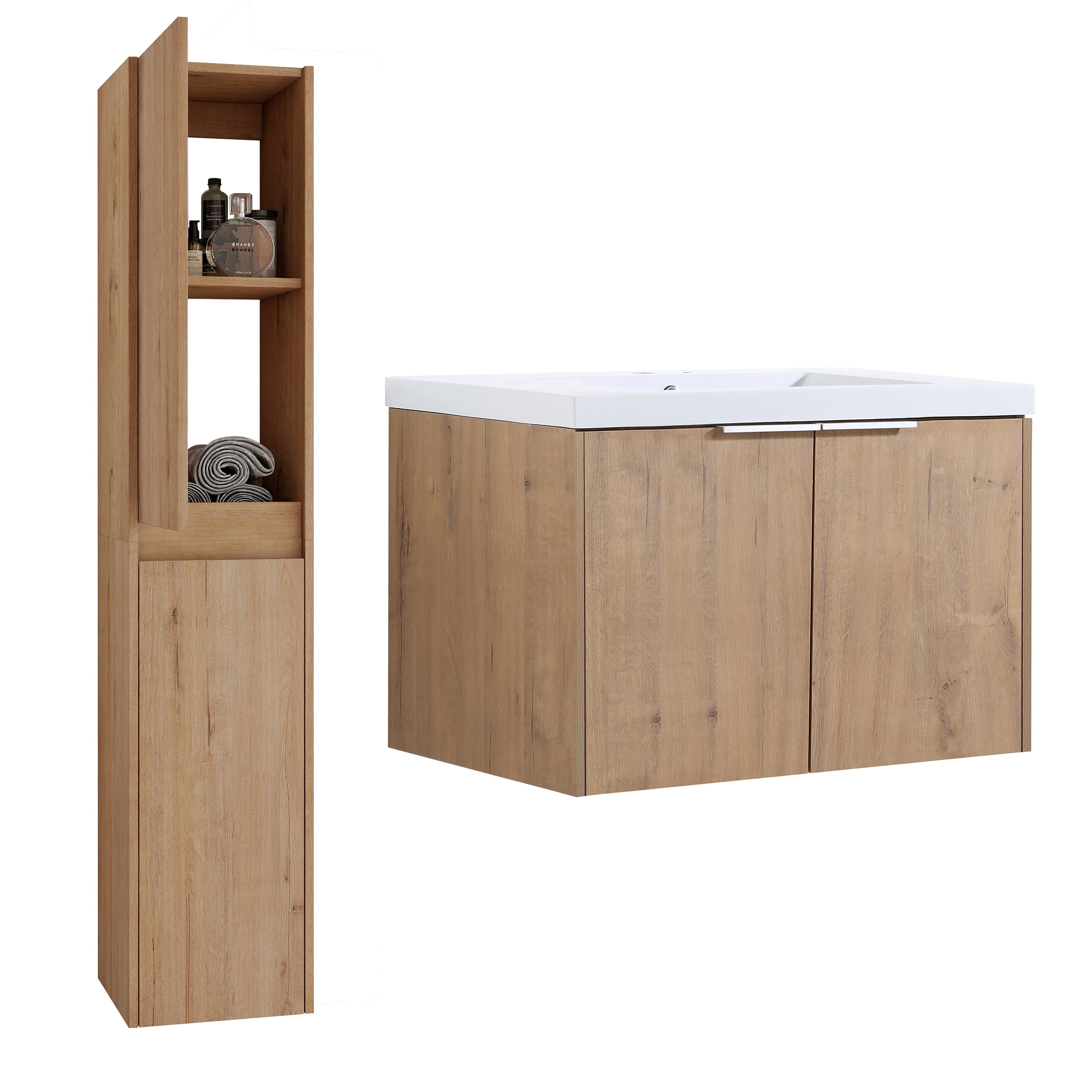 Unitas 24"/30"/36" Floating Vanity Set (RTA)