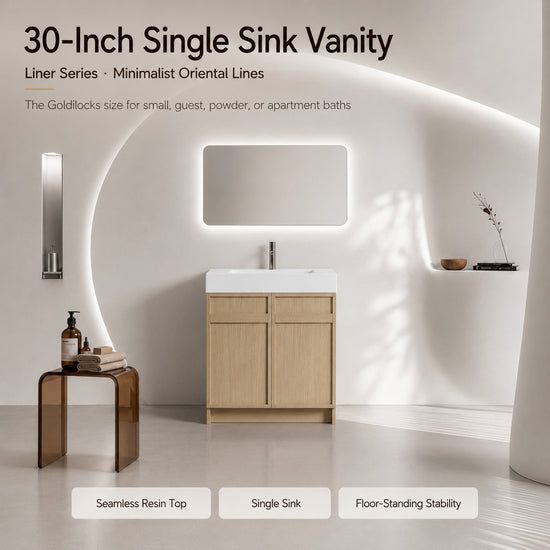 Liner 30"/36"/48"/60" Freestanding Vanity (RTA)
