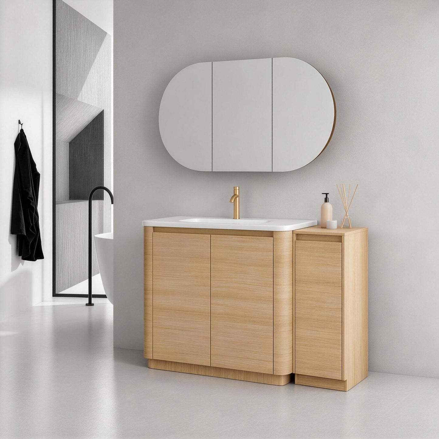 Pebble 48" Freestanding Vanity (RTA)