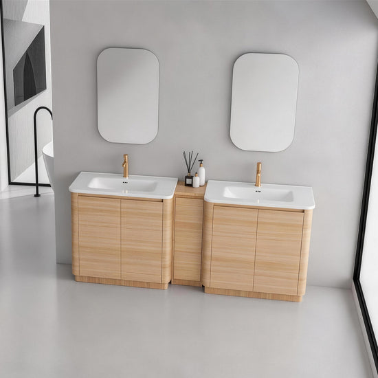 Pebble 84" Freestanding Vanity (RTA)