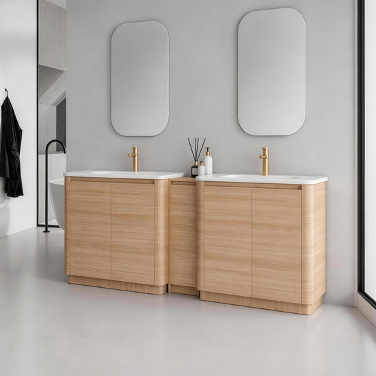 Pebble 84" Freestanding Vanity (RTA)