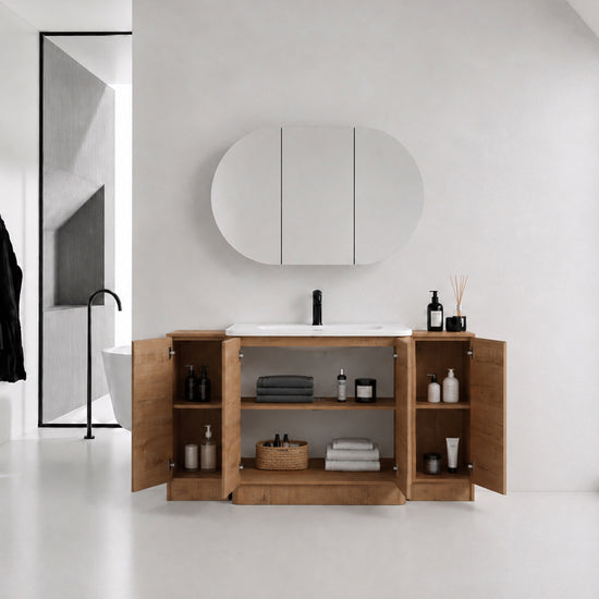 Pebble 60" Freestanding Vanity (RTA)