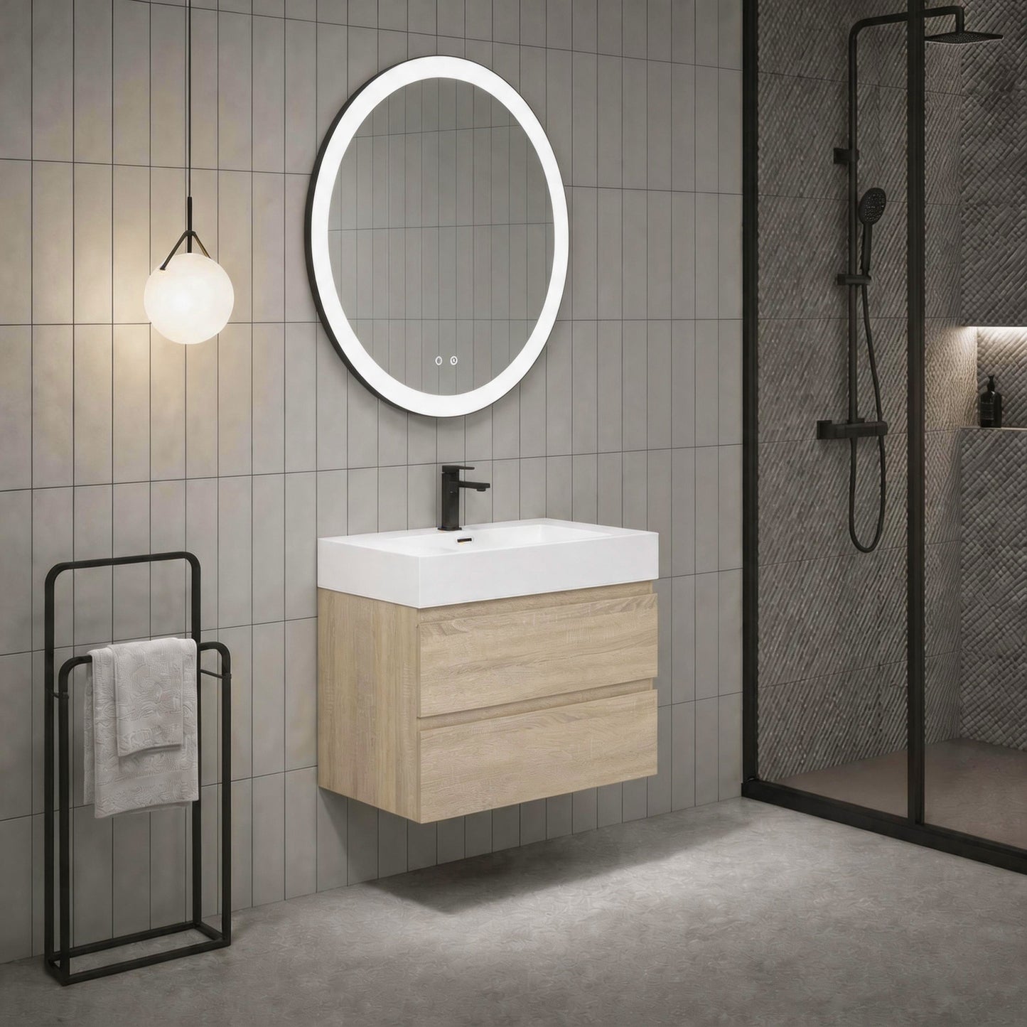 Thick 24"/30"/36" Floating Vanity (RTA)