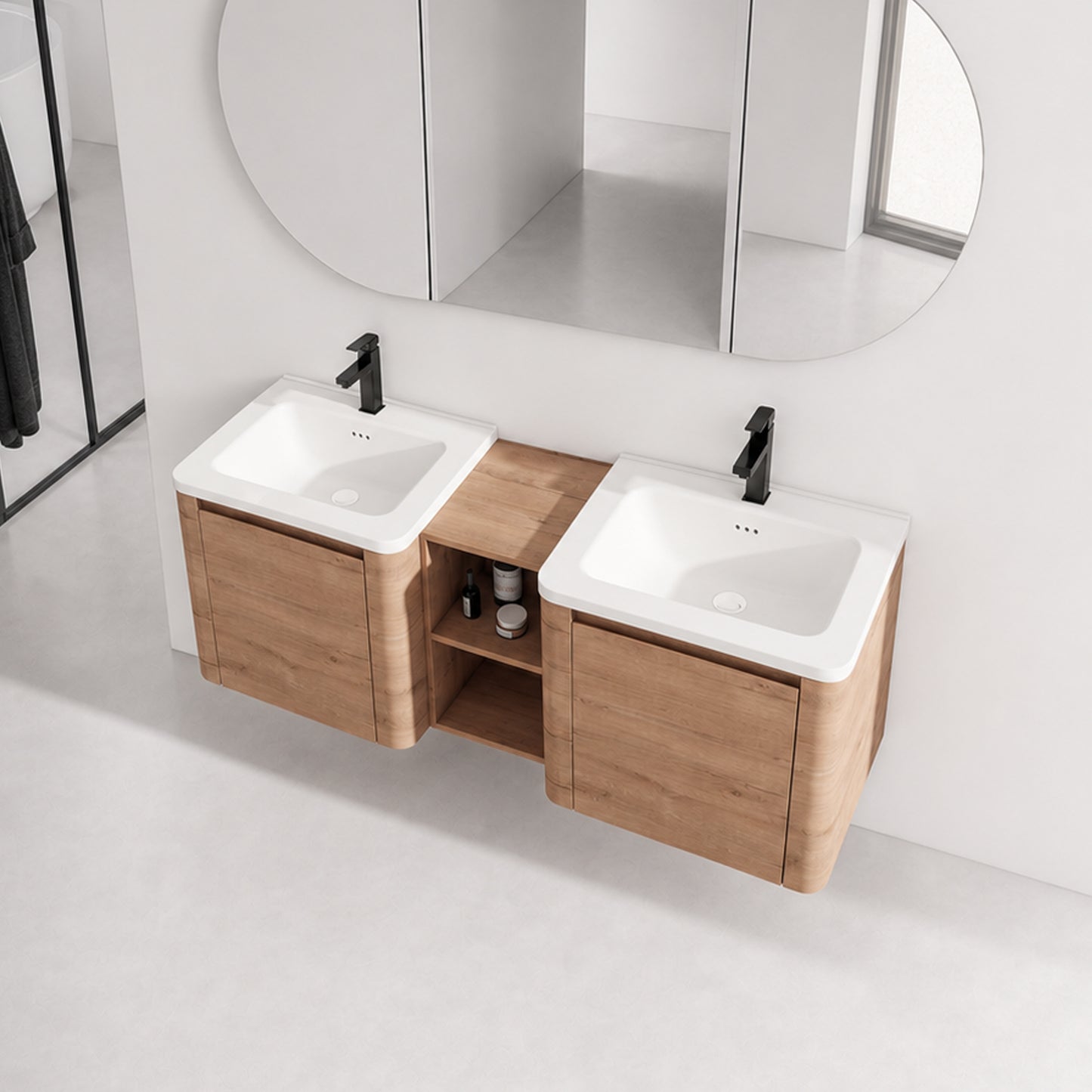 Curvo 24"/36"/60" Floating Vanity (RTA)