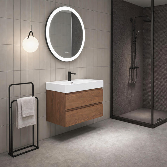 Thick 24"/30"/36" Floating Vanity (RTA)