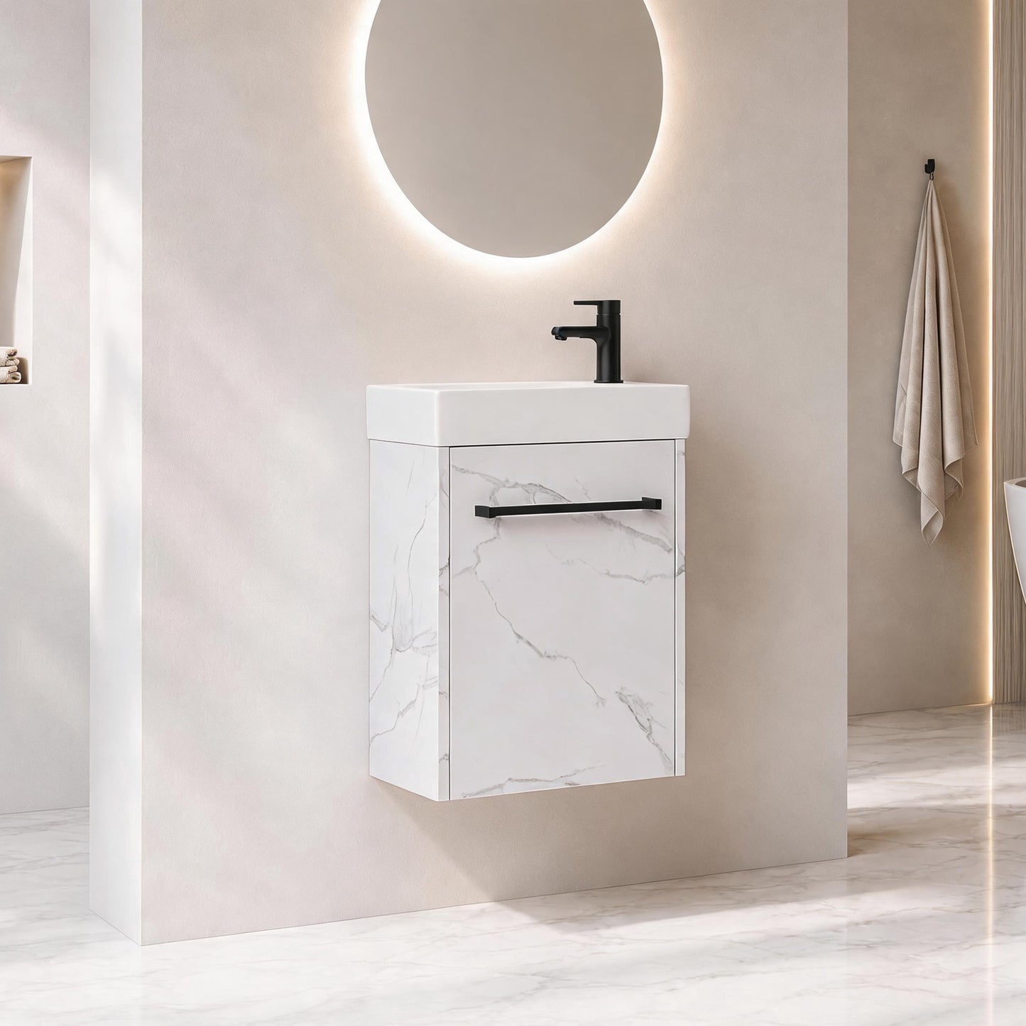 Link 16" Floating Vanity (Assembled)
