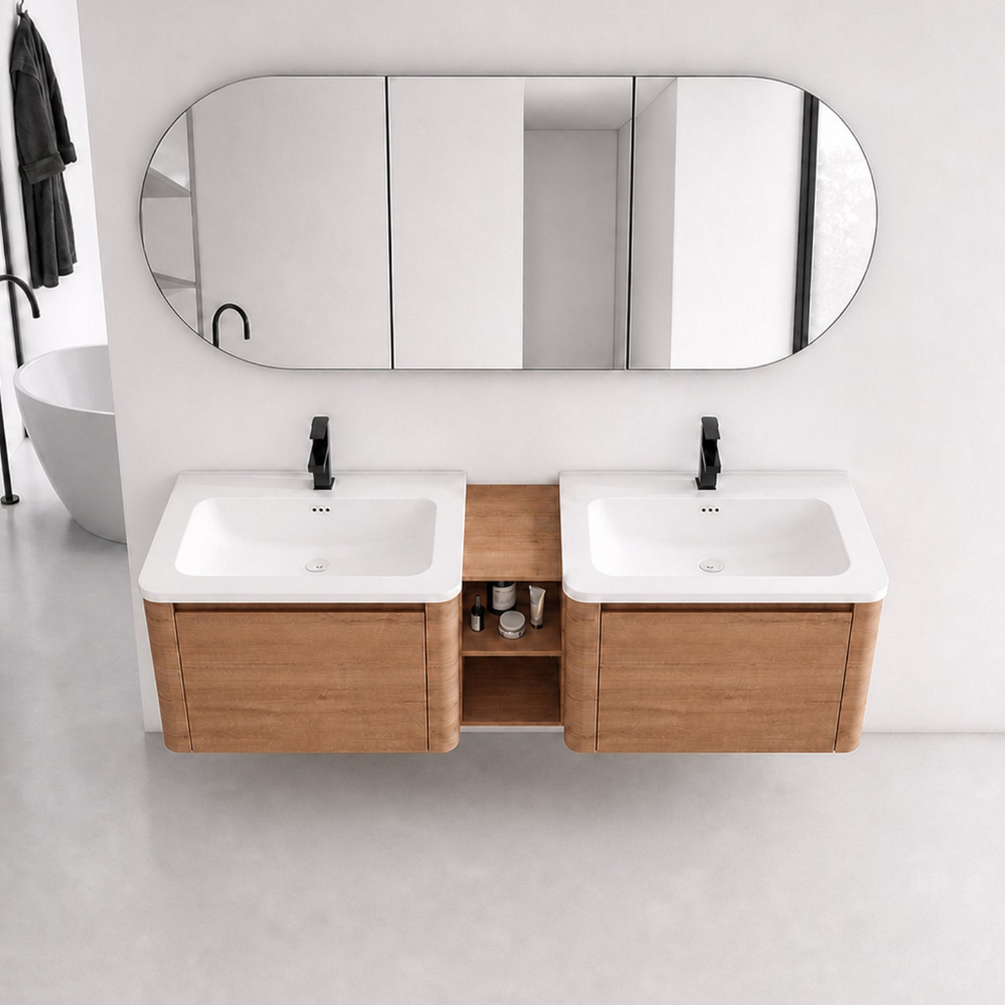 Curvo 28"/40"/68" Floating Vanity (RTA)