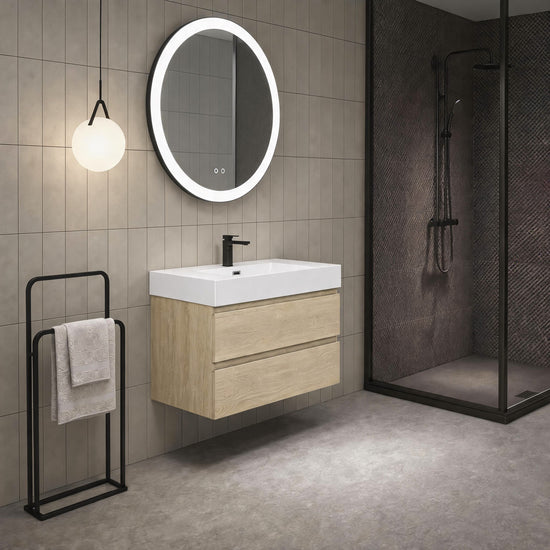 Thick 24"/30"/36" Floating Vanity (RTA)