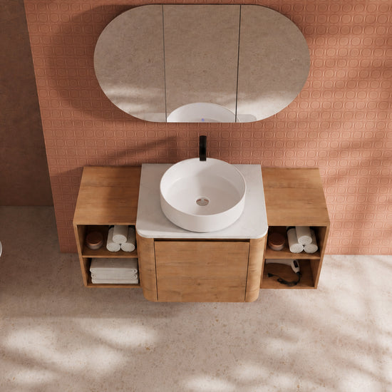 Curvo 24"/36"/48"/60" Floating Vanity (RTA)
