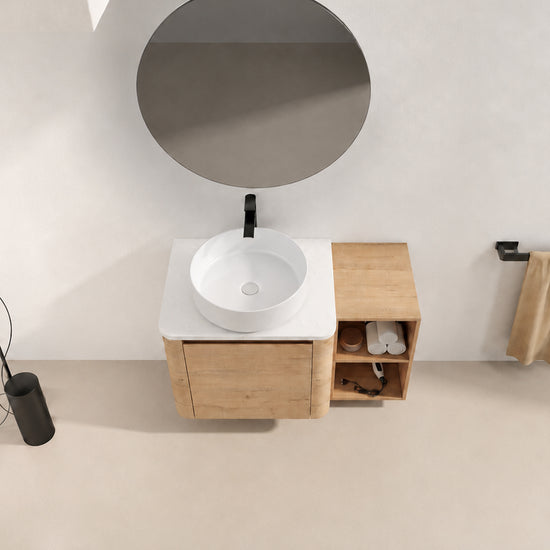 Curvo 24"/36"/48"/60" Floating Vanity (RTA)