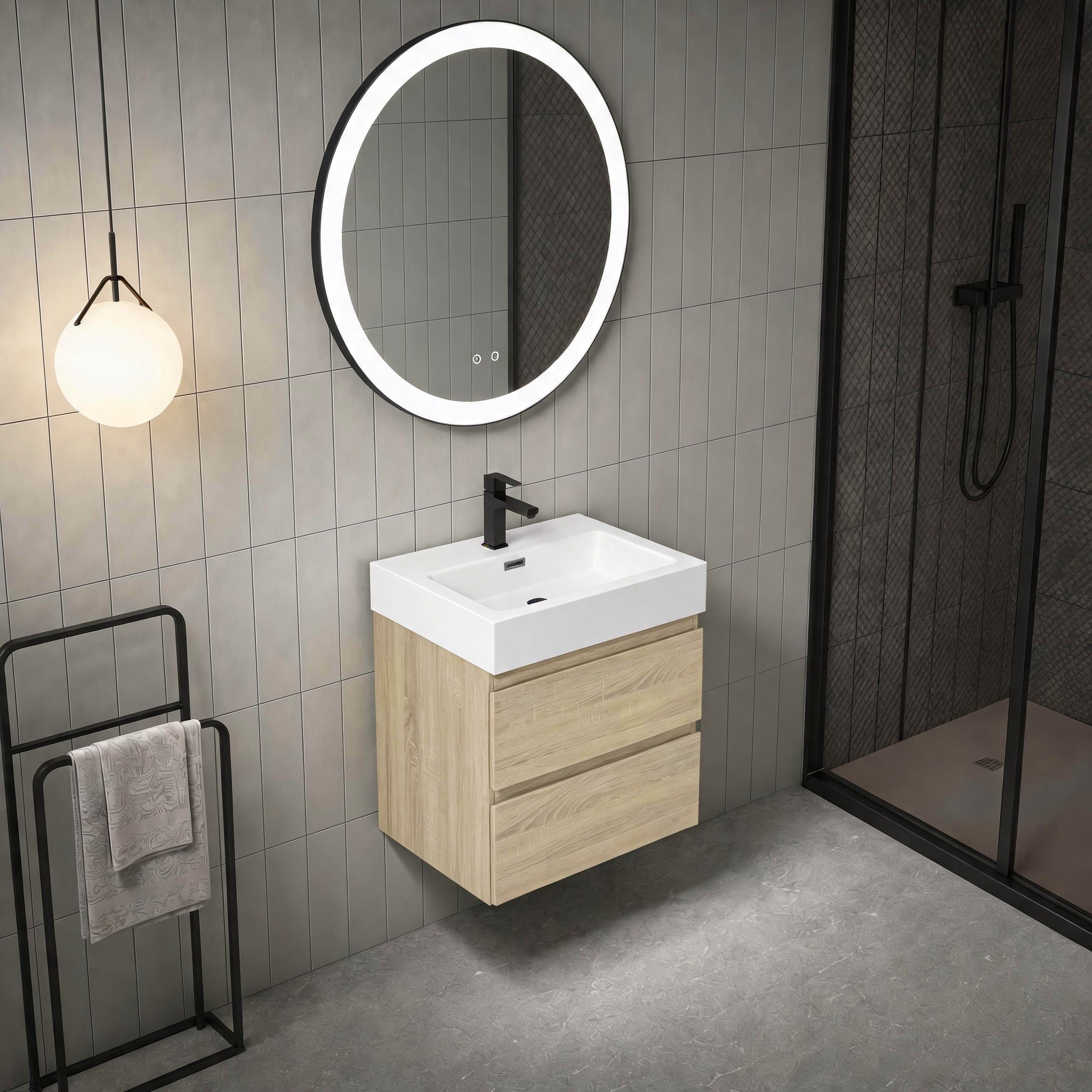 Thick 24"/30"/36" Floating Vanity (RTA)
