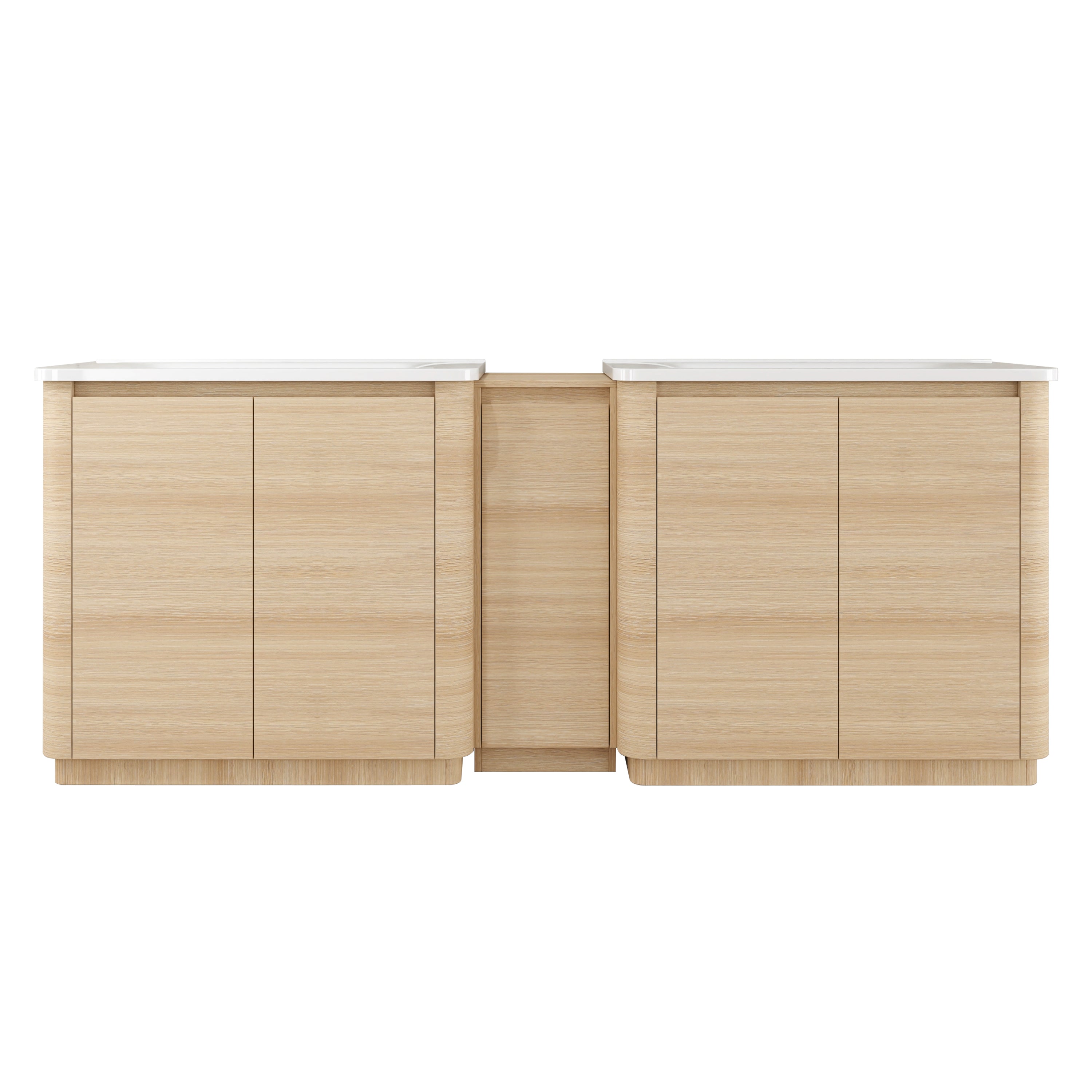 Pebble 84" Freestanding Vanity (RTA)