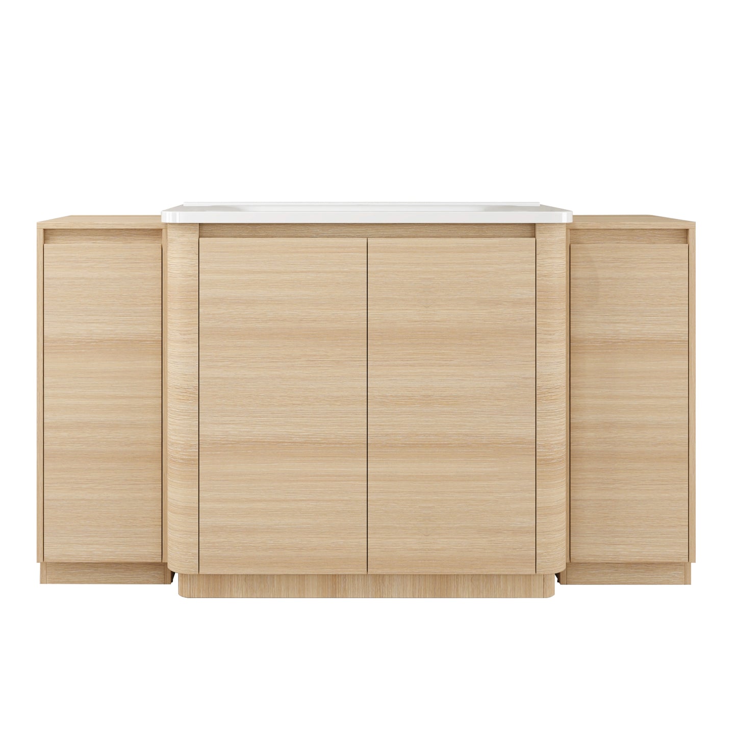 Pebble 60" Freestanding Vanity (RTA)
