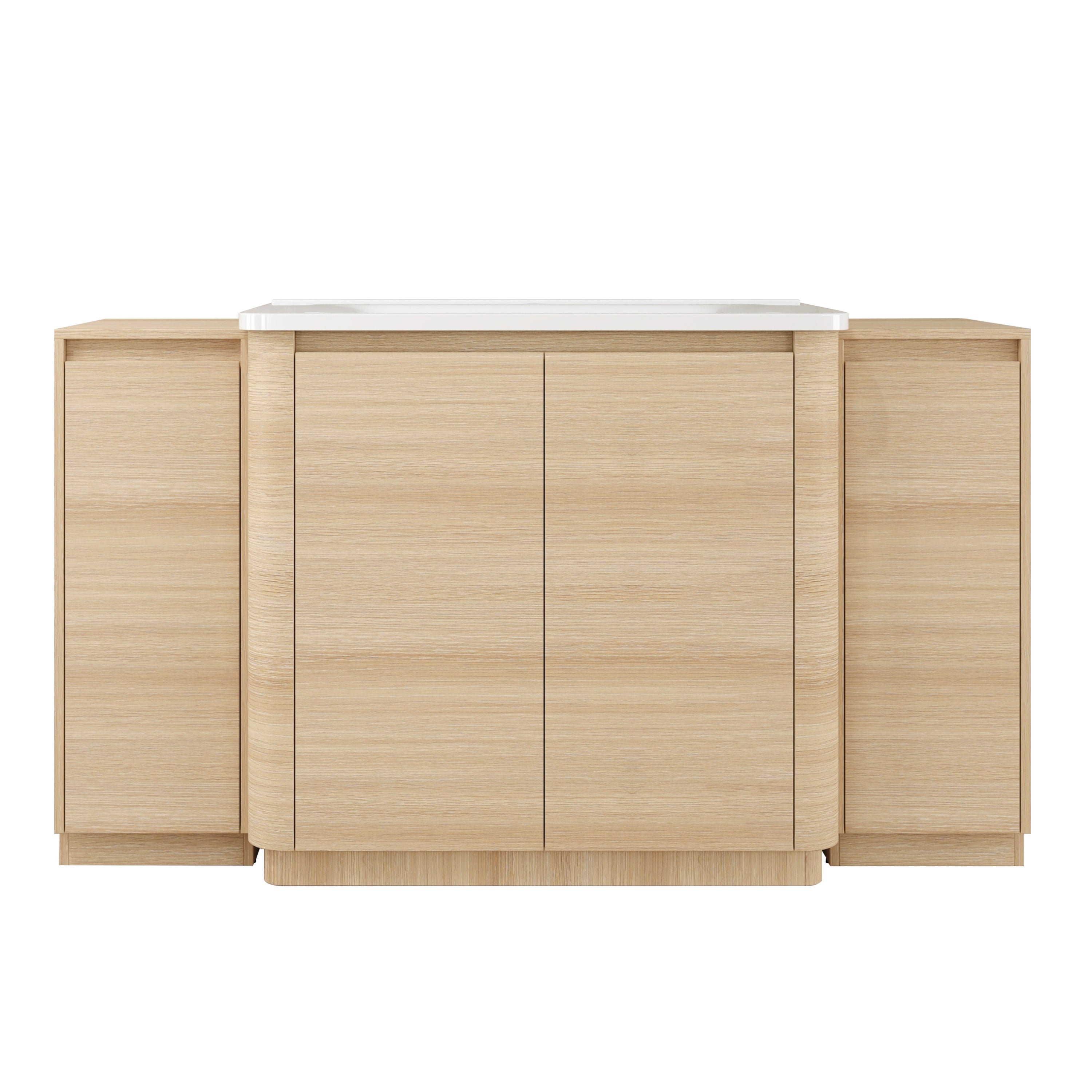 Pebble 60" Freestanding Vanity (RTA)